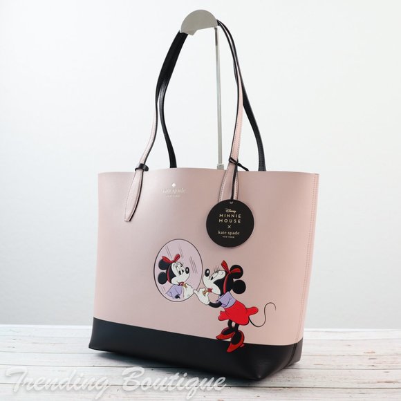 NWT Disney x Kate Spade Minnie Mouse Tote & Wallet - Picture 6 of 16